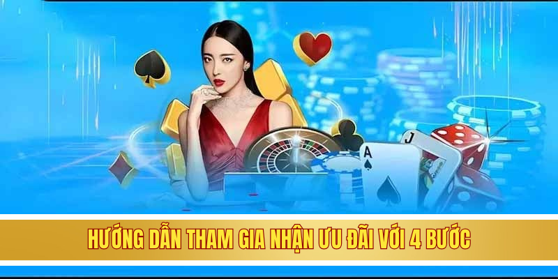 Hướng dẫn tham gia nhận ưu đãi với 4 bước